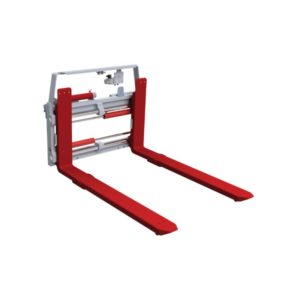 Positionneur de fourches rapporté avec fourches télescopiques et déplacement latéral constant ZVW-S-TGZ DURWEN